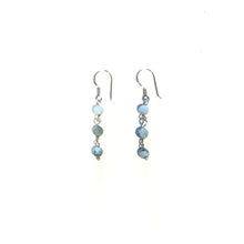 Load image into Gallery viewer, Apatite Earrings with Genuine Silver Hooks